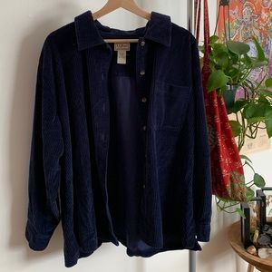 LL Bean corduroy flannel